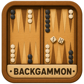 Backgammon tile from the Couch Classics collection