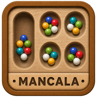 Mancala tile from the Couch Classics collection